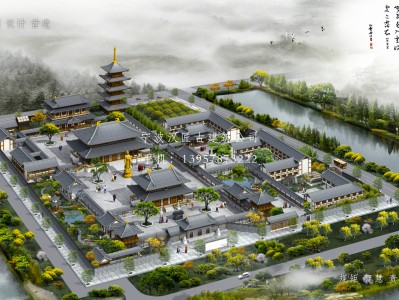 衢州寺庙建筑总体规划方案