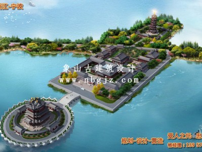 衢州寺庙建筑整体规划设计